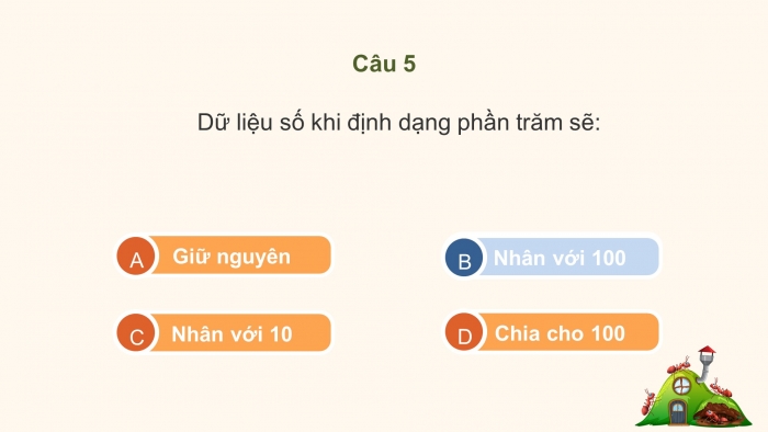 Trò chơi khởi động Tin học 7 kết nối Bài 10: Hoàn thiện bảng tính
