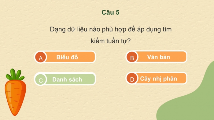 Trò chơi khởi động Tin học 7 kết nối Bài 15: Thuật toán tìm kiếm nhị phân