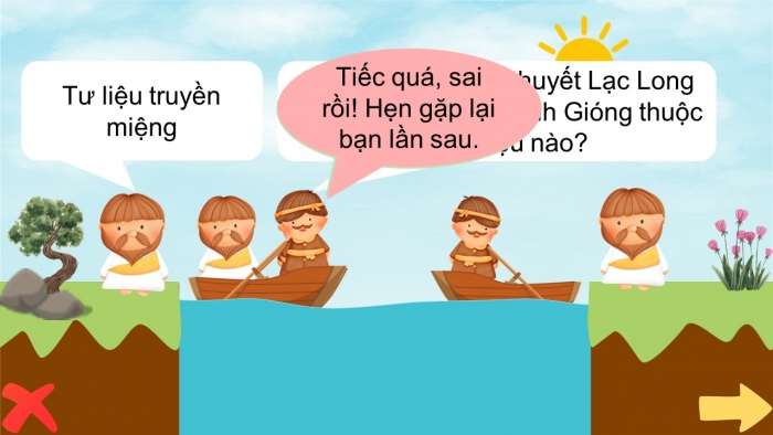 Trò chơi khởi động Lịch sử 6 chân trời sáng tạo