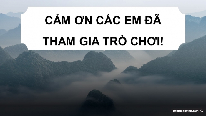 Trò chơi khởi động Địa lí 6 kết nối Bài 13: Các dạng địa hình chính trên Trái Đất. Khoáng sản