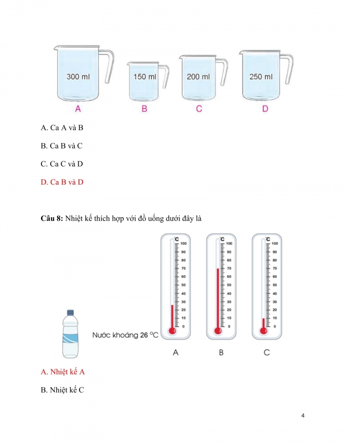 Trắc nghiệm Toán 3 Kết nối tri thức Bài 35: luyện tập chung