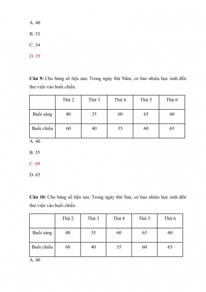 Trắc nghiệm Toán 3 Kết nối tri thức (tập 2)  Bài 79: ôn tập hình học và đo lường