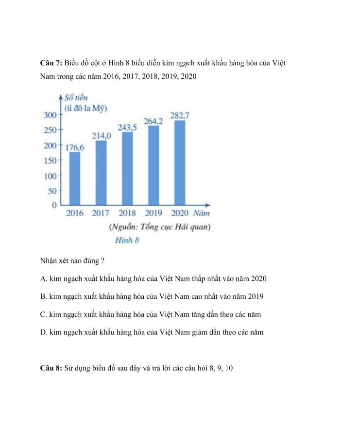 Phiếu trắc nghiệm Toán 8 chân trời Chương 4 Bài 3: Phân tích dữ liệu