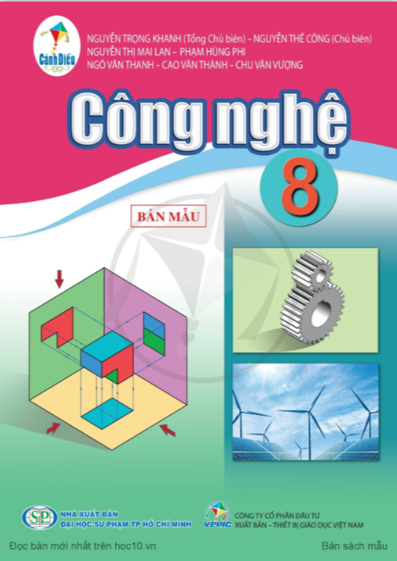 Tải PDF shs Công nghệ 8 Cánh diều