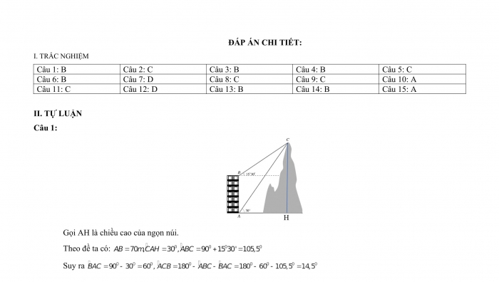 Đề thi kì 1 toán 10 kết nối tri thức (Đề số 1)