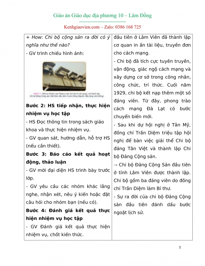 Tài liệu giáo dục địa phương lớp 10 Lâm Đồng