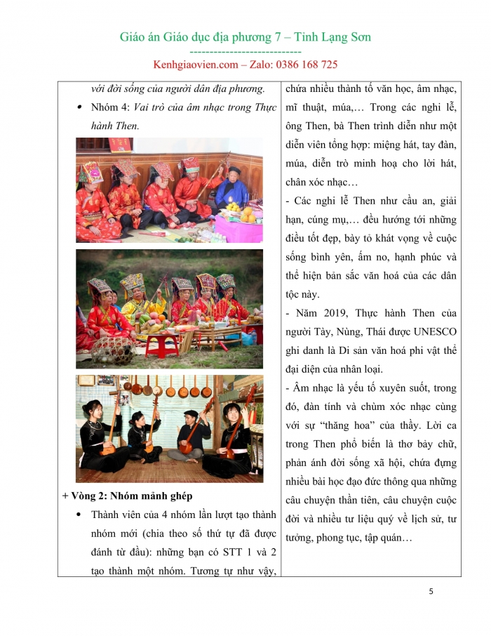 Tài liệu giáo dục địa phương lớp 7 Lạng Sơn