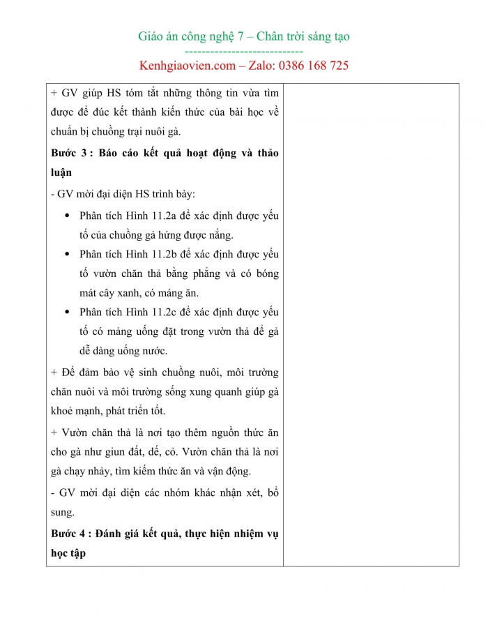 Giáo án kì 2 công nghệ 7 chân trời sáng tạo