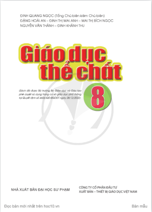 Tải PDF shs Giáo dục thể chất 8 Cánh diều
