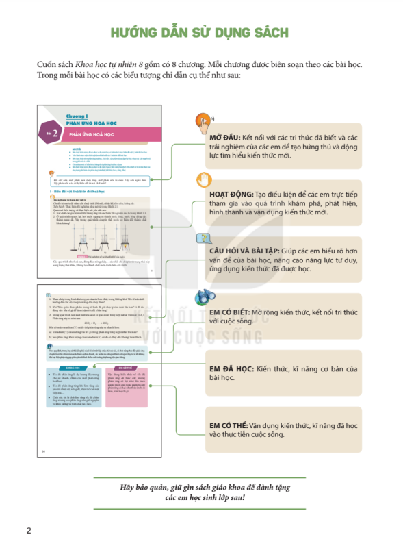 Tải PDF shs Khoa học tự nhiên 8 Chân trời sáng tạo