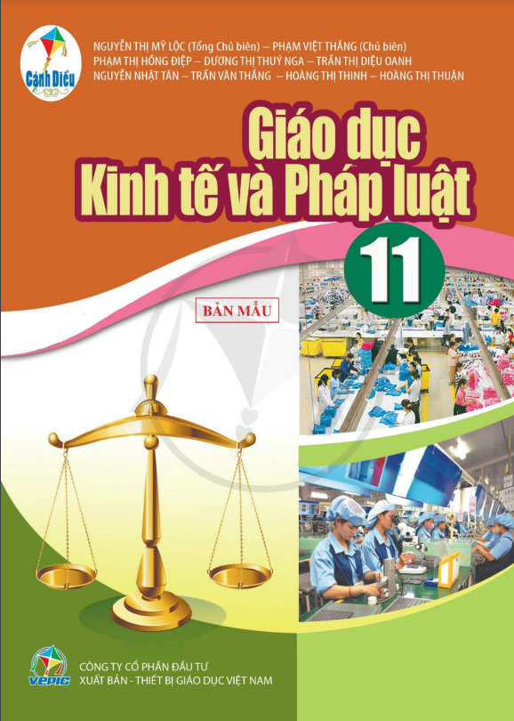 Tải PDF shs Kinh tế pháp luật 11 Cánh diều