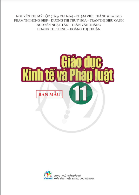 Tải PDF shs Kinh tế pháp luật 11 Cánh diều