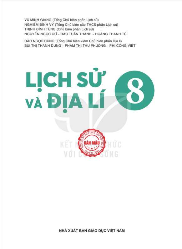 Tải PDF shs Địa lí 8 Kết nối tri thức