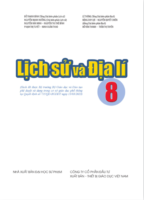 Tải PDF shs Lịch sử 8 Cánh diều