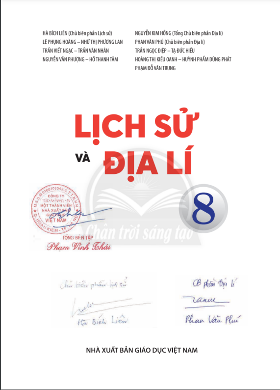 Tải PDF shs Địa lí 8 Chân trời sáng tạo