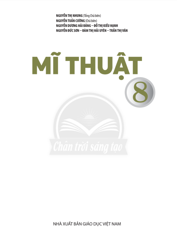 Tải PDF shs Mĩ thuật 8 Chân trời sáng tạo bản 1