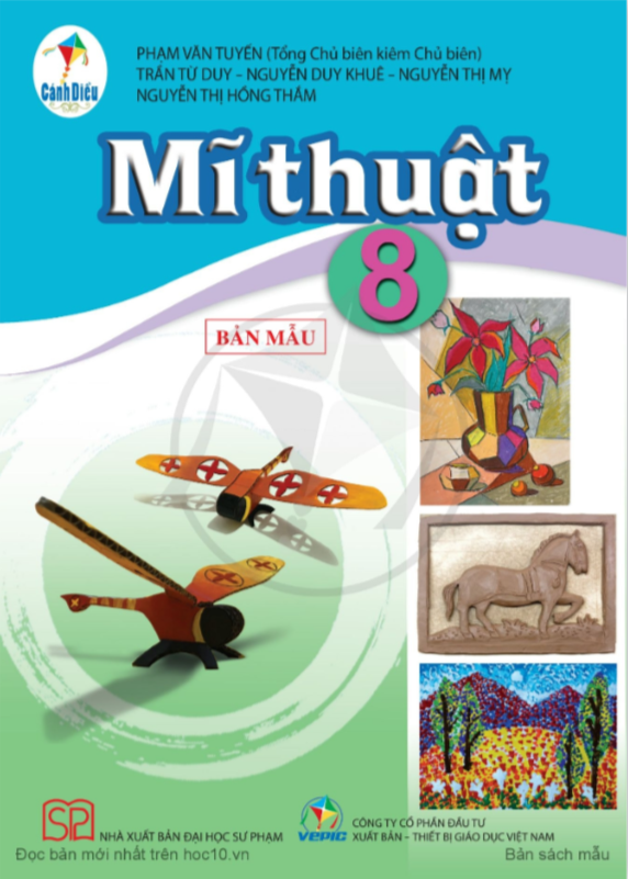 Tải PDF shs Mĩ thuật 8 Cánh diều