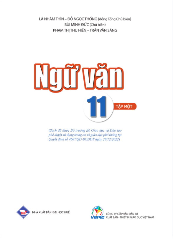 Tải PDF shs Ngữ văn 11 tập 1 Cánh diều