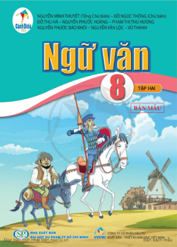 Tải PDF shs Ngữ văn 8 tập 2 Cánh diều