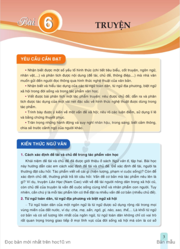 Tải PDF shs Ngữ văn 8 tập 2 Cánh diều