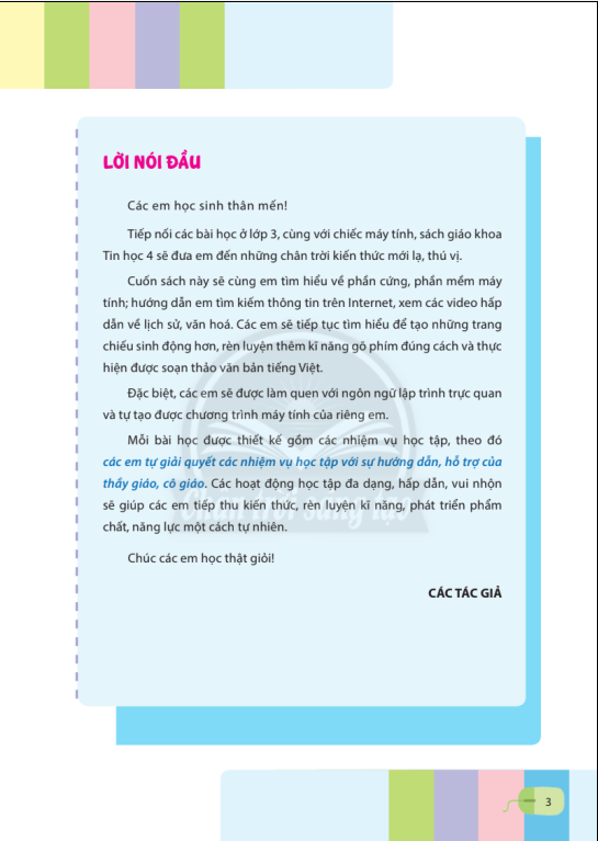 Tải PDF shs Tin học 4 Chân trời sáng tạo