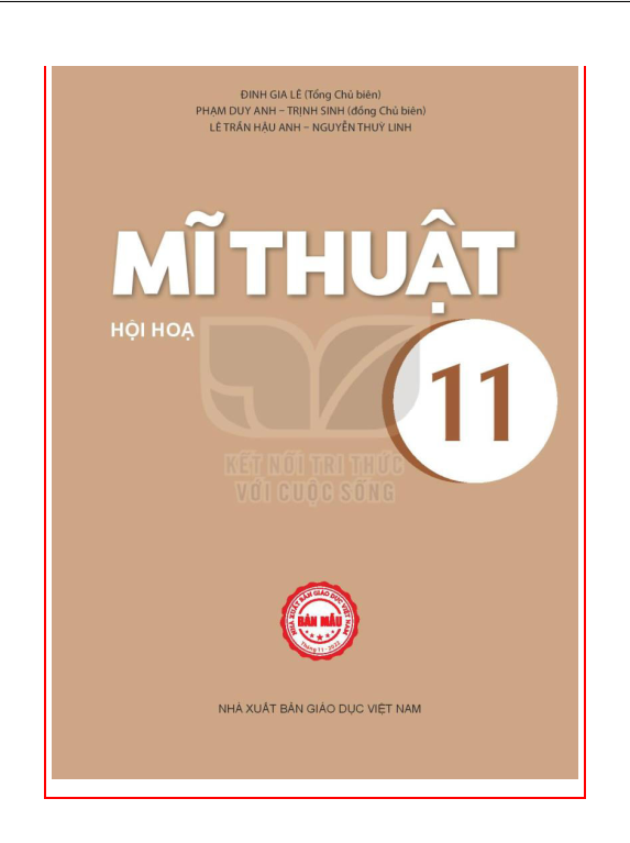 Tải PDF shs Mĩ thuật 11 – Hội hoạ Kết nối tri thức