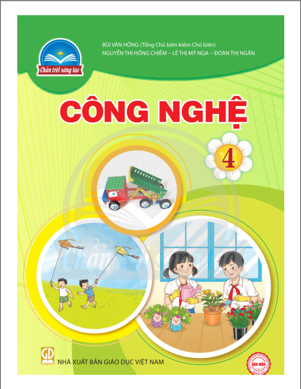 Tải PDF shs Công nghệ 4 Chân trời sáng tạo