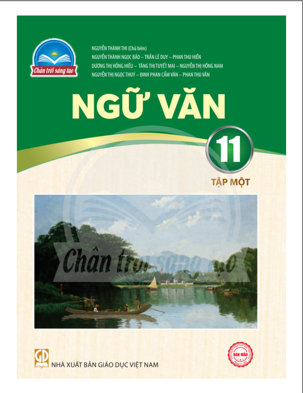 Tải PDF shs Ngữ văn 11 (tập 1) Chân trời sáng tạo