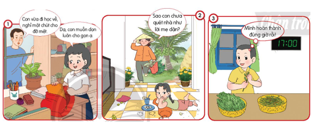 Trắc nghiệm đạo đức 3 chân trời bài 4: Tích cực hoàn thành nhiệm vụ ở nhà