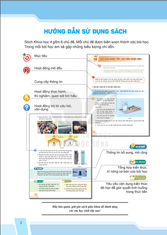 Tải PDF shs Khoa học 4 Kết nối tri thức