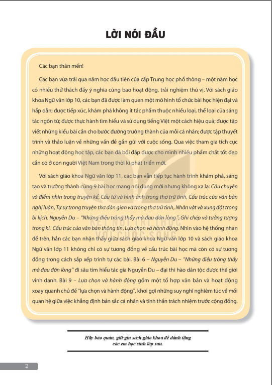 Tải PDF shs Ngữ văn 11 (tập 1) Kết nối tri thức