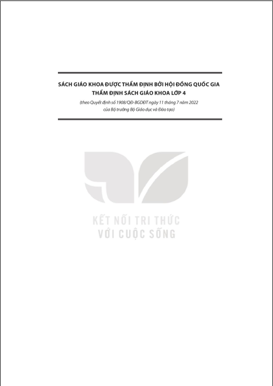 Tải PDF shs Toán 4 (tập 1) Kết nối tri thức