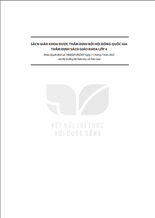 Tải PDF shs Toán 4 (tập 2) Kết nối tri thức