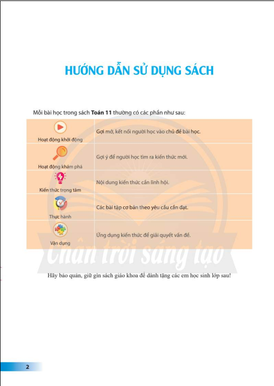 Tải PDF shs Toán 11 (tập 2) Chân trời sáng tạo