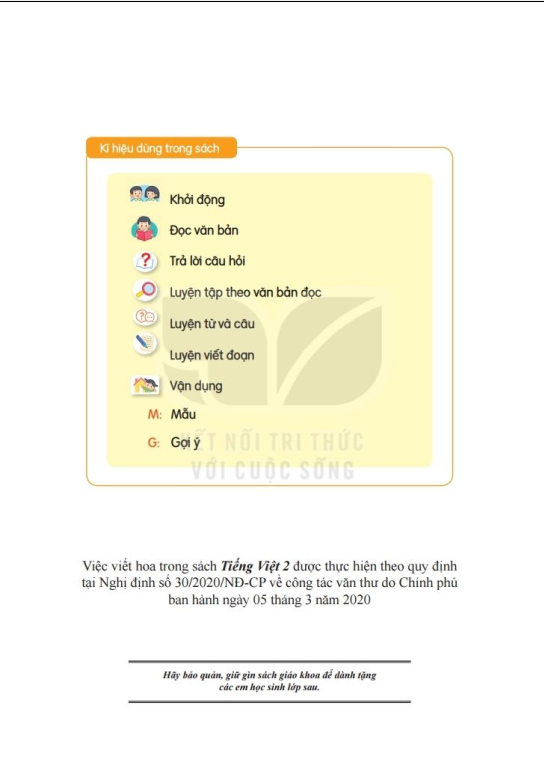 Tải PDF shs Tiếng Việt 2 (tập 1) Kết nối tri thức