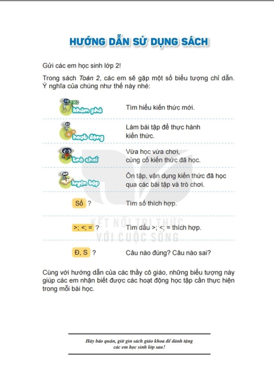 Tải PDF shs Toán 2 (tập 1) Kết nối tri thức