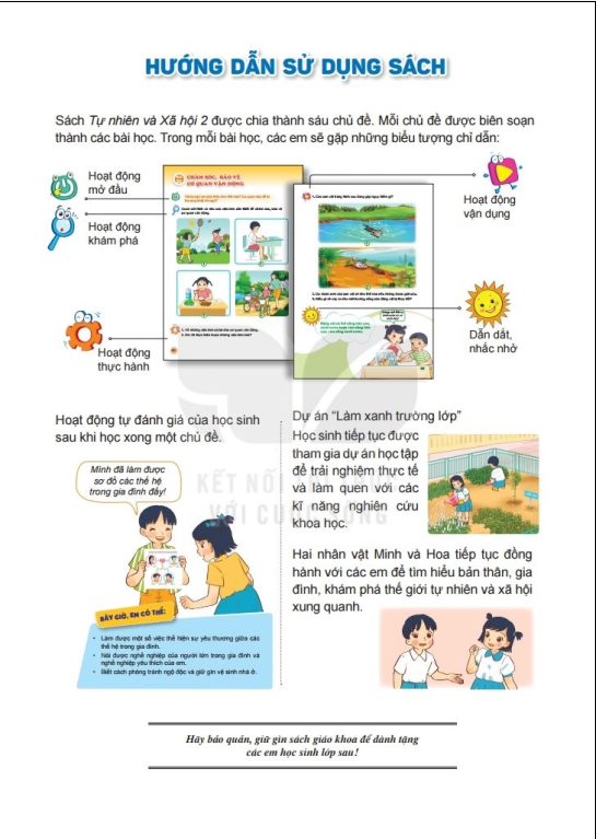 Tải PDF shs Tự nhiên và Xã hội 2 Kết nối tri thức