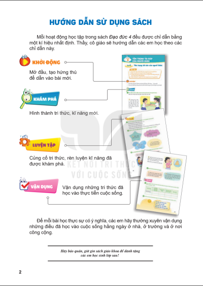 Tải PDF shs Đạo đức 4 Kết nối tri thức