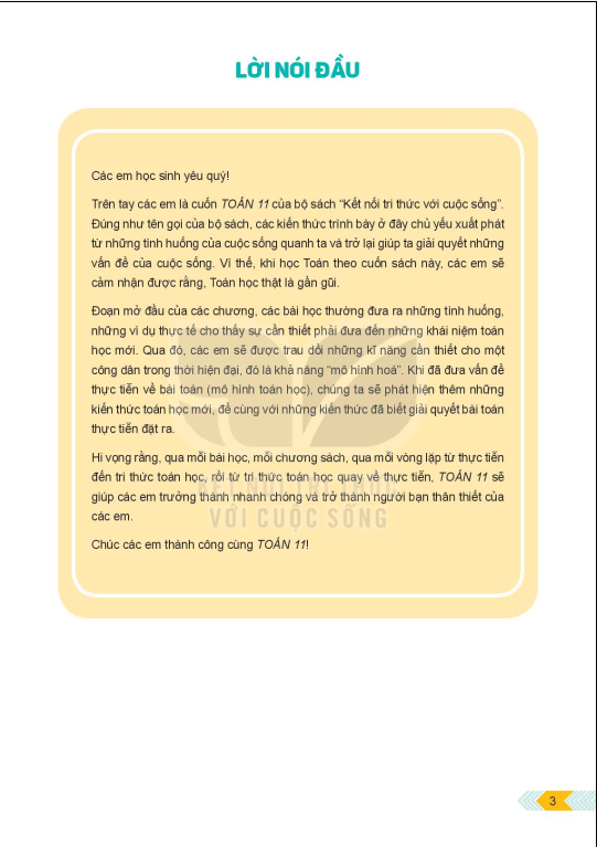 Tải PDF shs Toán 11 (tập 1) Kết nối tri thức