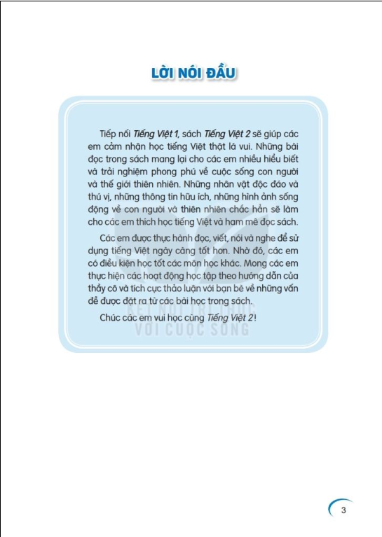 Tải PDF shs Tiếng Việt 2 (tập 1) Kết nối tri thức