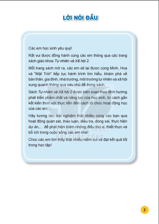 Tải PDF shs Tự nhiên và Xã hội 2 Kết nối tri thức