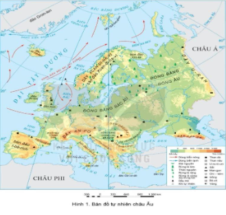 Trắc nghiệm địa lí 7 cánh diều bài 1: Vị trí địa lí, phạm vi và đặc điểm tự nhiên châu Âu