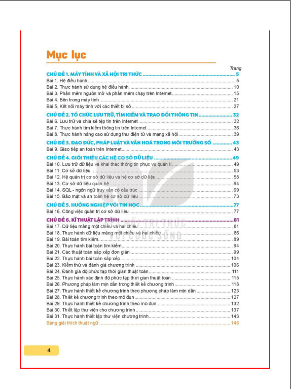 Tải PDF shs Tin học 11 – Định hướng Khoa học máy tính Kết nối tri thức
