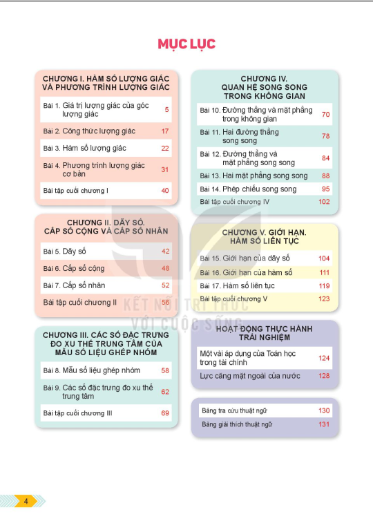 Tải PDF shs Toán 11 (tập 1) Kết nối tri thức
