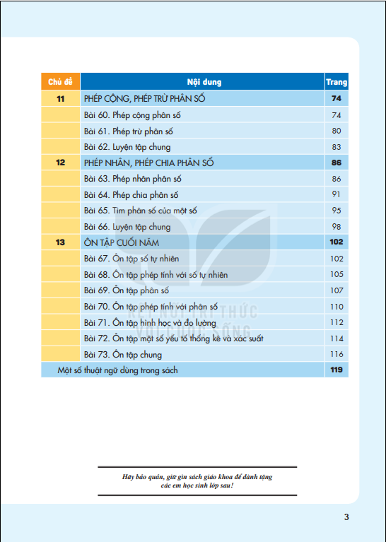 Tải PDF shs Toán 4 (tập 2) Kết nối tri thức