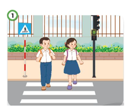 Trắc nghiệm đạo đức 3 chân trời bài 1: An toàn giao thông khi đi bộ