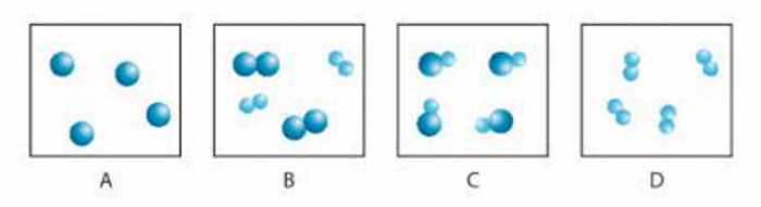 Trắc nghiệm hoá học 7 cánh diều Bài 4: phân tử, đơn chất, hợp chất