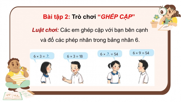 Giáo án điện tử toán 3 chân trời bài: Bảng nhân 6