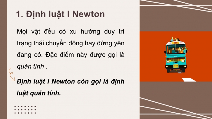 Giáo án điện tử vật lí 10 cánh diều bài 3: Định luật newton về chuyển động