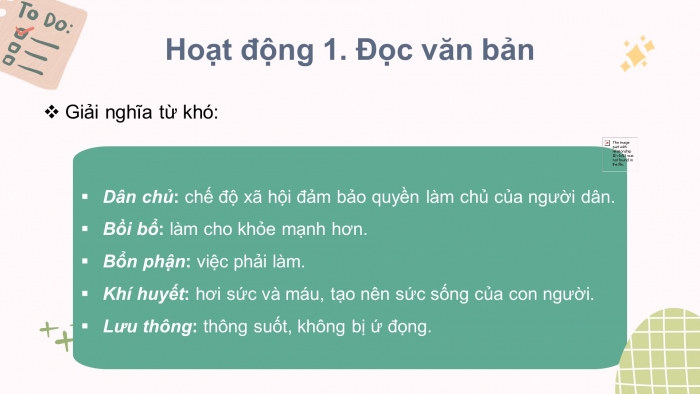 Giáo án điện tử tiếng việt 3 kết nối bài 9. Lời kêu gọi toàn dân tập thể dục. Tiết 1 – 2. Đọc